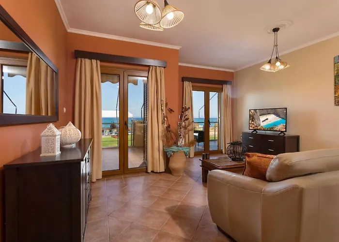 Venetico Beachfront & - 2 Bedroom Sea View Apartamento Argassi